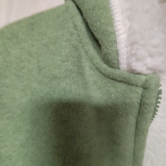 d&co denim company, green coat with Sherpa lining, 3x plus size - Picture 7 of 8